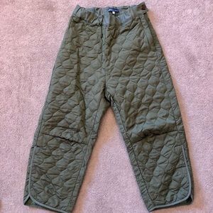 Levi’s Army Green Puffy Pants